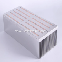 Custom Copper Pipe Embeded Skiving IGBT Heat Sink